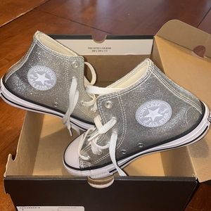 Converse kids silver size 1